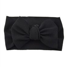 Load image into Gallery viewer, Fashion Trend Big Modern Baby Bow Accessories For Toddler Girls In Solid Bow Hairband Stretch Turban Knot Head Wrap Color  for Kids
