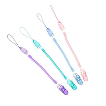 将图片加载到图库查看器，Toddler Pacifier Soother Nipple Clip Chain Holder Strap Baby Chew Toy for Baby Pacifier
