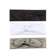 Load image into Gallery viewer, Modern 3Pcs Set Elastic Baby Headband Cute Bow Knot Kids Hair Bands For Newborn Baby Girl
