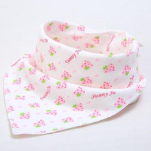 将图片加载到图库查看器，Cute Breathable Bibs Baby Feeding Cartoon Printing Super Absorbent Triangle Scarf Bib Cotton For Newborn Infant Girls And Boys
