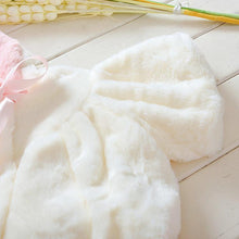 Load image into Gallery viewer, Baby Girls Jackets Cute Hooded Princess Warm Kids Fur coat children's outerwear For Girls Modern Cotton Coat For Baby and Kids
