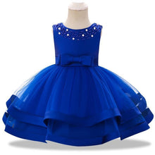 将图片加载到图库查看器，Luxury Modern Designer Toddler Baby Girl Infant Princess Lace Tutu Dress Baby Girl Wedding Dress Kids Party Dress
