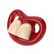 将图片加载到图库查看器，Silicone Baby Lip Pacifier Kiss Pink Rose Red Lip Shape Teeth Soothers Funny  Baby Pacifiers For Baby and For Kids

