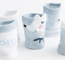 Load image into Gallery viewer, 5 Pairs Infant Mesh Thin Cotton Socks For Newborn Baby Girls And Boy  Clothes Accessories
