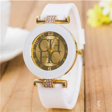 Load image into Gallery viewer, STEVVEX simple leather Casual Quartz Watch Women Crystal Silicone Watches Wrist Watch  For Women and Girls Coffee
