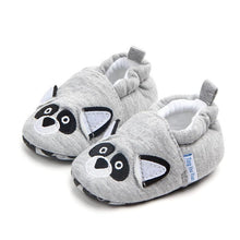 将图片加载到图库查看器，Newborn Baby First Walker Girls Boy Shoes Cartoon Animals Cotton Shoe Toddler Soft Sole Anti-slip Infant Shoes
