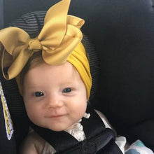 Load image into Gallery viewer, Baby Girls Headbands  Hair Accessories Turban Solid Head wear Hair Band Bow Girl Accessories
