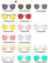 Load image into Gallery viewer, Famous  Retro Popular Oval Luxury Round Vintage Woman and Man Sunglasses  Brand Designer Oculos De Sol With UV400 protection
