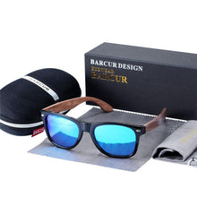 将图片加载到图库查看器，High Quality Bamboo Handmade Walnut Sunglasses For Men and Women with  Anti-Reflect Mirror Sunglasses With  UV400 Protection
