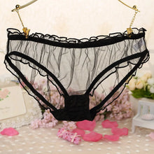 Load image into Gallery viewer, New Girl Women Underwear Lace Sexy Panties Transparent Tanga Thong Panty Calcinhas Women's Briefs Cute Seamless Panties Children
