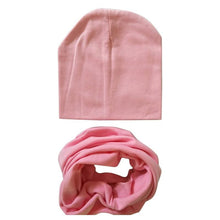 Load image into Gallery viewer, Winter Autumn Baby Hat Scarf Set Newborn Baby Bonnet Soft Cotton Warm Cap Kids Children With Scarf
