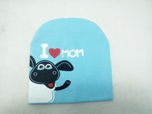 Load image into Gallery viewer, Modern Popular Baby Knitted Warm Cotton Beanie Hat cap For Toddler Baby Kids Cap for Girls &amp;  Boys I love Mama Prints Baby Hat Design

