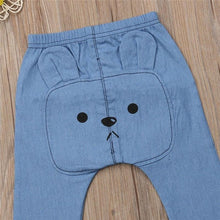 将图片加载到图库查看器，Cute Baby Pants Jeans Fashion Baby Boys Girls Pants Animal Print Long Trousers Bottoms Kids Trousers Children Pant
