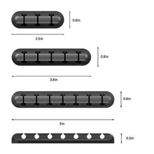 将图片加载到图库查看器，Cable Holder Silicone Cable Organizer Flexible USB Management Clips Holder For Mouse Keyboard Earphone Headset
