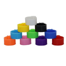 Load image into Gallery viewer, 100 Pcs Pigeons Rings 8mm Bayonet Identification Ring Opening Pigeon Ring Color Pigeon Foot Ring Pigeon Supplies Bird Appliances
