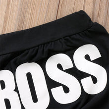 将图片加载到图库查看器，Modern Printed Baby Letter BOSS Pants Cotton Baby Pants / Casual Trousers for Boy and Girl Clothes
