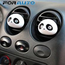 将图片加载到图库查看器，FORAUTO Car Air Freshener Auto Care Perfume Cute Panda  Vent Freshener Interior Decoration Car Accessories
