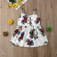 Load image into Gallery viewer, Luxury Handmade Summer Toddler Baby Girls Dress Flower Sleeveless V Neck Party  Dress For Girls In Elegant Summer Design
