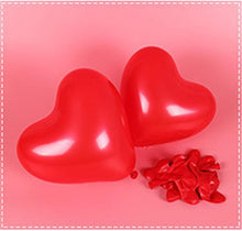 Load image into Gallery viewer, 100Pc Red Pink Balloons 10Inch Love Heart Latex Balloons For Wedding Party and Celebration Helium Balloon Valentines Day Birthday Party Inflatable Balloons
