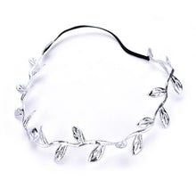 Load image into Gallery viewer, Luxury Modern Gold Silver Leaves Hairbands Summer Hair Accessories Bridal Trendy Jewelry For Mother and  Daughter
