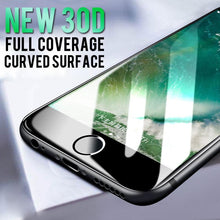 将图片加载到图库查看器，30D Curved Edge Full Cover Protective Glass On The For iPhone 7 8 6 6S Plus Tempered Screen Protector For X XR XS Max Glass Film Tempered Glass Anti Scratch Phone Screen Protector iPhone Glass
