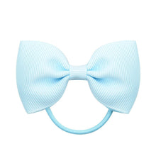 Load image into Gallery viewer, Luxury Handamde Small Baby Elastic Rubber band Head rope Mini Solid Ribbon Bow Tie For Girls Hair Accessories
