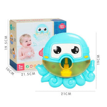 Load image into Gallery viewer, Baby Educational Bubble Machine Music Kids Bath Toy Bathtub Soap Automatic Bubble Maker Baby Bathroom Toy For Children
