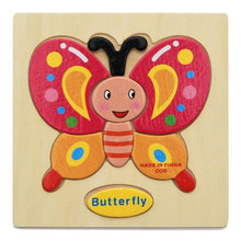 Load image into Gallery viewer, Wooden 3D Stevvex Modern Interesting Baby Learning Puzzles for Children Cartoon Animal Fruit Puzzles Intelligence Kids Children Educational Toy
