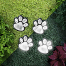 Load image into Gallery viewer, LED Solar Waterproof Cat Dog Animal Paw Shape Lights For Garden Yard Pathway Animal Lover
