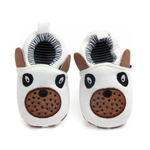 将图片加载到图库查看器，Newborn Baby First Walker Girls Boy Shoes Cartoon Animals Cotton Shoe Toddler Soft Sole Anti-slip Infant Shoes
