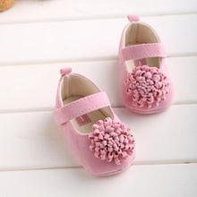 将图片加载到图库查看器，Candy Colors Newborn Baby Prewalker Princess Girl Crib Big Flower Soft Bottom Anti-slip Shoes Footwear  Shoes
