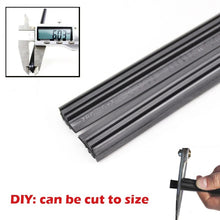 将图片加载到图库查看器，2Pcs/lot Universal AAA Grade Auto Vehicle Insert Soft Rubber Strip Refill For Frameless Wiper Blades 6mm 26" 24" Car Accessories
