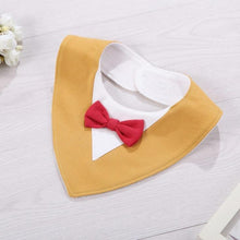 Load image into Gallery viewer, Infant Kids Bibs For Boy/Girls Newborn Feeding Waterproof Toddlers Soft Bow Burp Tie Scarf For Children
