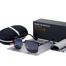Load image into Gallery viewer, Luxury  High Quality Polarized Sunglasses Metal Frame Sunglasses For Men In Business Retro Modern Style With UV400 Protection
