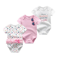 将图片加载到图库查看器，Modern 3PCS Baby Girl And Boy Newborn Boy Short Sleeve Baby Romper Jumpsuit Set For Boys and Girls
