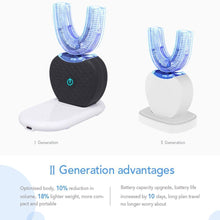 Load image into Gallery viewer, Teethbrush Whitening V-White 360° Ultrasonic Electric Toothbrush Sonic Toothbrush for Adults | 2021 Model | Rechargeable Portable Automatic LED light Infrared Protecting for Gums IPX7 Waterproof Hands Free
