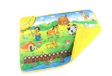 Load image into Gallery viewer, Music Animal Voice Singing Piano Farm Baby Play Gym Mat Baby Game Carpet Baby Toy
