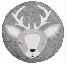 将图片加载到图库查看器，Modern Luxury Animal Carpet For Baby Play Mats Wewborn Infant Soft Sleeping Mat Cotton Rabbit Lion Raccoon Swan Pegasus Koala Cat Bear Carpet For Kids
