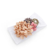 Load image into Gallery viewer, Baby Bow Hairband Elastic Headband Cute 3D Flower Stretch Turban Flower Head Wrap Princess Hair Accessories Bow For Baby
