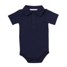 Load image into Gallery viewer, Summer Baby Boy/Girl Turn-down Collar Rompers Infant Newborn Cotton Clothes Jumpsuit
