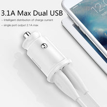 Load image into Gallery viewer, Dual Black USB Car Charger 3.1A Fast Car Charging Auto Charge Adapter Car-Chargers
