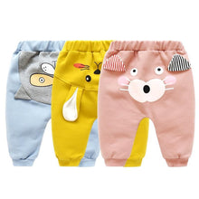 Load image into Gallery viewer, Modern Baby Boys Girls Cartoon Pants Spring High Waist Guard Belly Trousers Print Bottoms In Interesting Style For Girls And Boys
