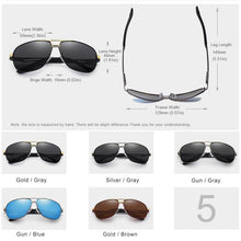 Load image into Gallery viewer, Business Luxury Men Polarized Square Driving Sunglasses Lens Brand Designer Aluminum Classic Frame  Elegant Sunglasses
