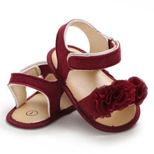 将图片加载到图库查看器，Princess Cute Baby Girls Newborn Infant Floral Sandals Soft Crib Walkers Breathable Shoes Best Baby Gift
