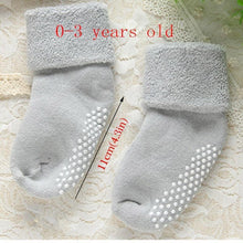 Load image into Gallery viewer, Cute Newborn Baby Cartoon Anti Slip Floor Socks For Baby Girl And Boy Casual Design Soft Warm Socks For Kids
