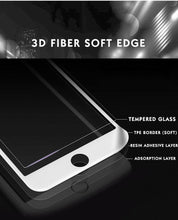 Load image into Gallery viewer, 3Pcs/lot for iphone glass Protective glass iphone Full Cover Tempered Glass for iphone 6 7 8 Screen Protector For iphone 8 Plus Full Coverage Tempered Glass Screen Protector Film Edge
