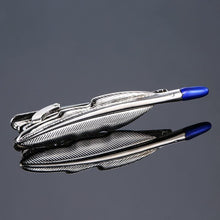 将图片加载到图库查看器，Necktie Tie Clip Feather Mustache Tie Clip Quality Men Unique Tie Clip Glasses Scissors Necktie Pin Beautiful Designs Necktie Clip Tie Clip Men Luxury Vintage Tie Clips
