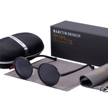 Load image into Gallery viewer, Round Luxury Polarized Universal Retro Modern Sunglasses With High Quality Metal Frame And UV400 Protection
