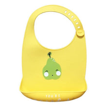 Load image into Gallery viewer, Bibs Waterproof Silicone Feeding Baby Saliva Towel Newborn Cartoon Aprons Baby Bibs Adjustable
