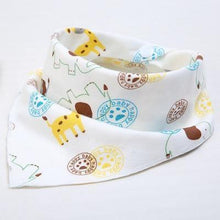 Load image into Gallery viewer, Baby Bibs Cute Cartoon Pattern bib  Burp Cloths Saliva Towel Cotton Infant Burp Cloths Bib For Kids
